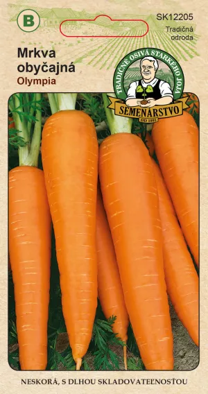 Mrkva obyčajná OLYMPIA  neskorá 5g  - Semenárstvo