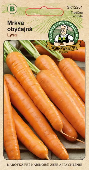 Mrkva obyčajná LYSA skorá 4g  - Semenárstvo
