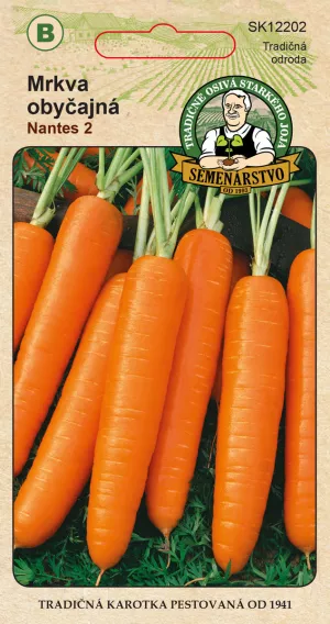 Mrkva obyčajná NATES 2 skorá skorá 4g  - Semenárstvo